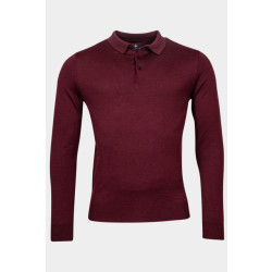 Baileys Polo lange mouw pullover polo collar placke 420063/59