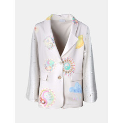 Mucho Gusto ® blazer zanè citroen klimaat print