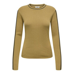 Jacqueline de Yong Josie l/s contrast rib pullover