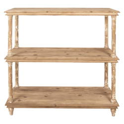 Clayre & Eef Kast 110x40x113 cm hout boekenkast