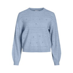 Vila Viril l/s o-neck pointelle knit top