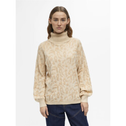 Object Objray glitter ls knit rollneck pul