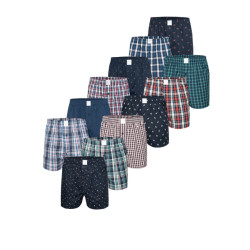 MG-1 Wijde boxershorts heren 12-pack mega multipack