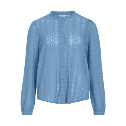 Vila 14082977 vichikka lace l/s shirt- noos