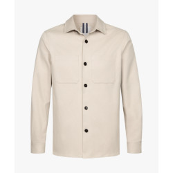 Profuomo overshirt twill ppwf10010d f1 sand