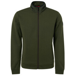 Jack & Jones Jprblufrankie sweat zip high neck army