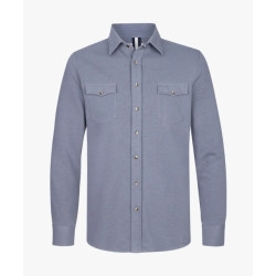 Profuomo overshirt western ppwf10005d m blue