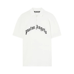 Palm Angels Logoed polo shirt voor casual chic stijl