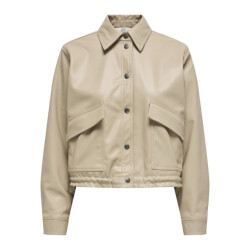 Jacqueline de Yong Jdyalaia ls faux bomber wvn beige