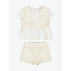 Mayoral Crochet short set