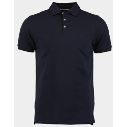 Bos Bright Blue Polo korte mouw arto polo fine pique plain 24108ar22bo/290 navy