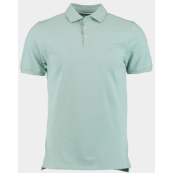 Bos Bright Blue Polo korte mouw arto polo fine pique plain 24108ar22bo/212 blue surf