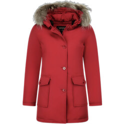 Matogla Nepbontjassen winterjas wooly lang nepbontkraag parka steekzakken 5692a