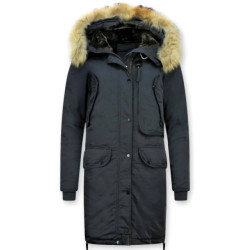 Gentile Bellini Winterjas parka met bontkraag