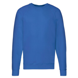 Fruit of the Loom Unisex lichtgewicht raglan sweatshirt voor volwassenen