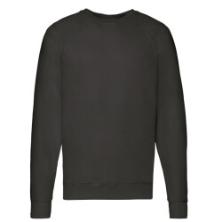 Fruit of the Loom Unisex lichtgewicht raglan sweatshirt voor volwassenen