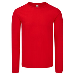 Fruit of the Loom Unisex adult iconic t-shirt met lange mouwen