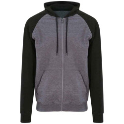 Awdis Unisex volwassene just hoods baseball hoodie