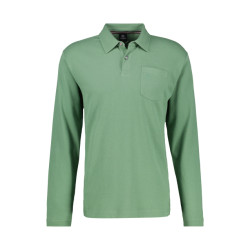 Lerros Heren polo 2524243 612 sage green