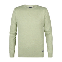 Petrol Industries Heren sweater m-1050-kwr210 6173 desert sage