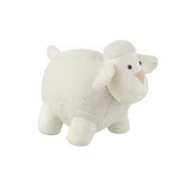 J-Line deurstop schaap polyester large 43x23x34cm