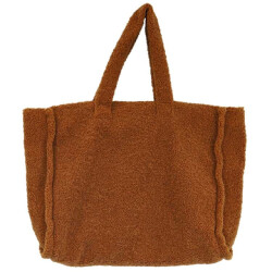 Unique Living tas rosie 48x39x13cm leather brown
