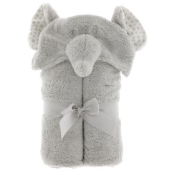 Unique Living | badjas plush baby animal 100x75cm elephant