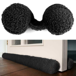 Unique Living tochtrol tochtrol pip 80x7,5cm black