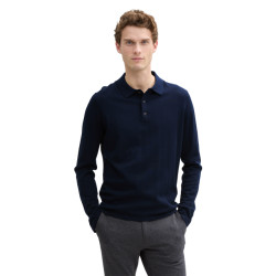 Tom Tailor Cotton silk knit polo