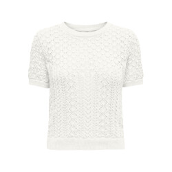 Only onlsaga life ss o-neck cc knt 15339662 cloud dancer