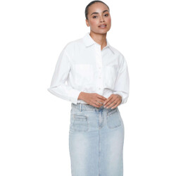 Geisha Jeansjacket white
