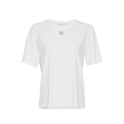 Moss Copenhagen melea icon tee 18453 b white black