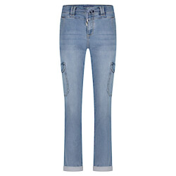 Red Button Broek srb4413 cargo jog midstone