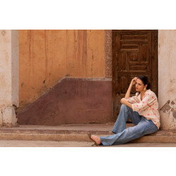 Geisha 51000-10 835 jeans wide stonebleach denim