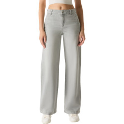 C.O.J. Denim Wide leg chino light grey