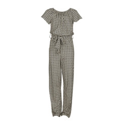 Kiestone Zomer jumpsuit meisjes grafic /wit jacky