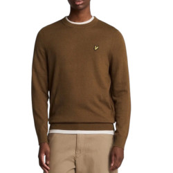 Lyle and Scott Wild nettle crew neck trui