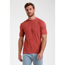Gabbiano Heren shirt 155510 4000 deep coral