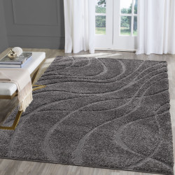 Muratap Luxus shaggy plus hoogpolig vloerkleed skandi design uni effen -