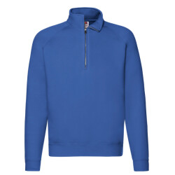 Fruit of the Loom Unisex premium sweatshirt met kwart ritssluiting voor volwassenen