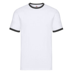 Fruit of the Loom Heren ringer 160 t-shirt