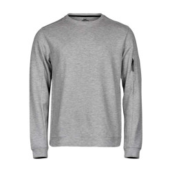 Tee Jays Unisex athletic crew neck sweatshirt voor volwassenen