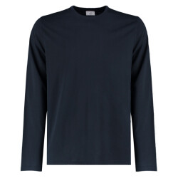 Kustom Kit Heren fashion fit superwash 60c t-shirt met lange mouwen