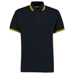 Kustom Kit Heren superwash 60c getipt klassiek poloshirt