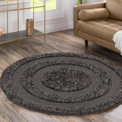 Muratap Luxus shaggy plus hoogpolig vloerkleed modern geometrisch design uni effen