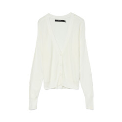 Vero Moda Vmnewlexsun ls short v-neck car ga off-white