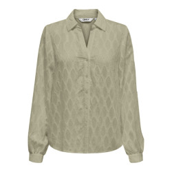 Only Onlnoa ls v-neck shirt wvn olijf