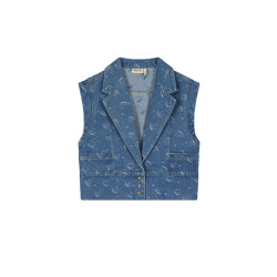 Like Flo Zomer gilet meisjes denim danique