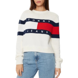 Tommy Hilfiger Te cropped vlag trui