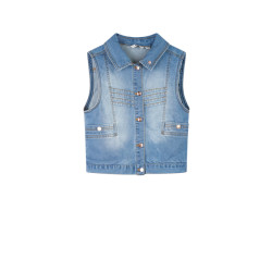 NoBell Zomer gilet meisjes denim better